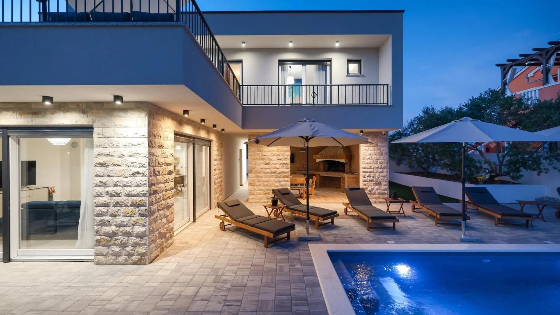 Crowonder Villa Bura With Heated Swimming Pool And Jacuzzi Privlaka   Privlaka (Zadar)